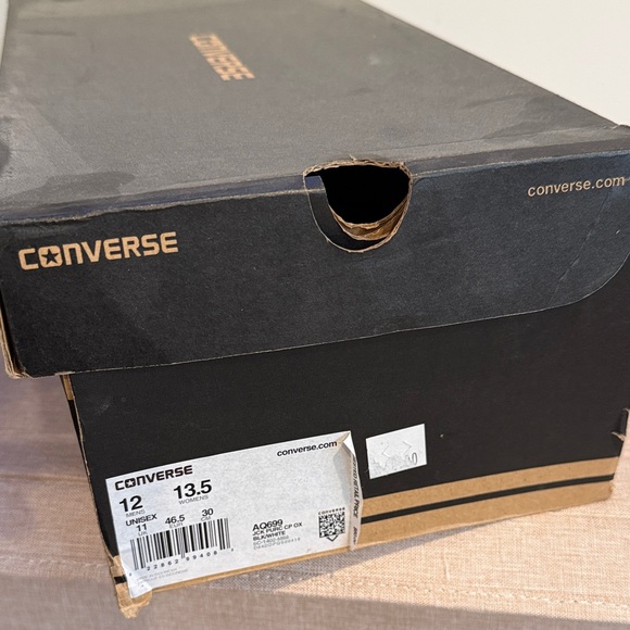 BRAND NEW Converse Jack Purcell Black and White Sneakers - Picture 7 of 7